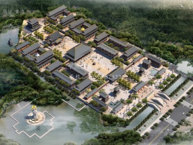平湖护国寺重建项目工程施工